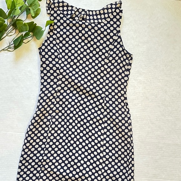 Polka dots Dress | Adrianna Papell - Picture 6 of 9